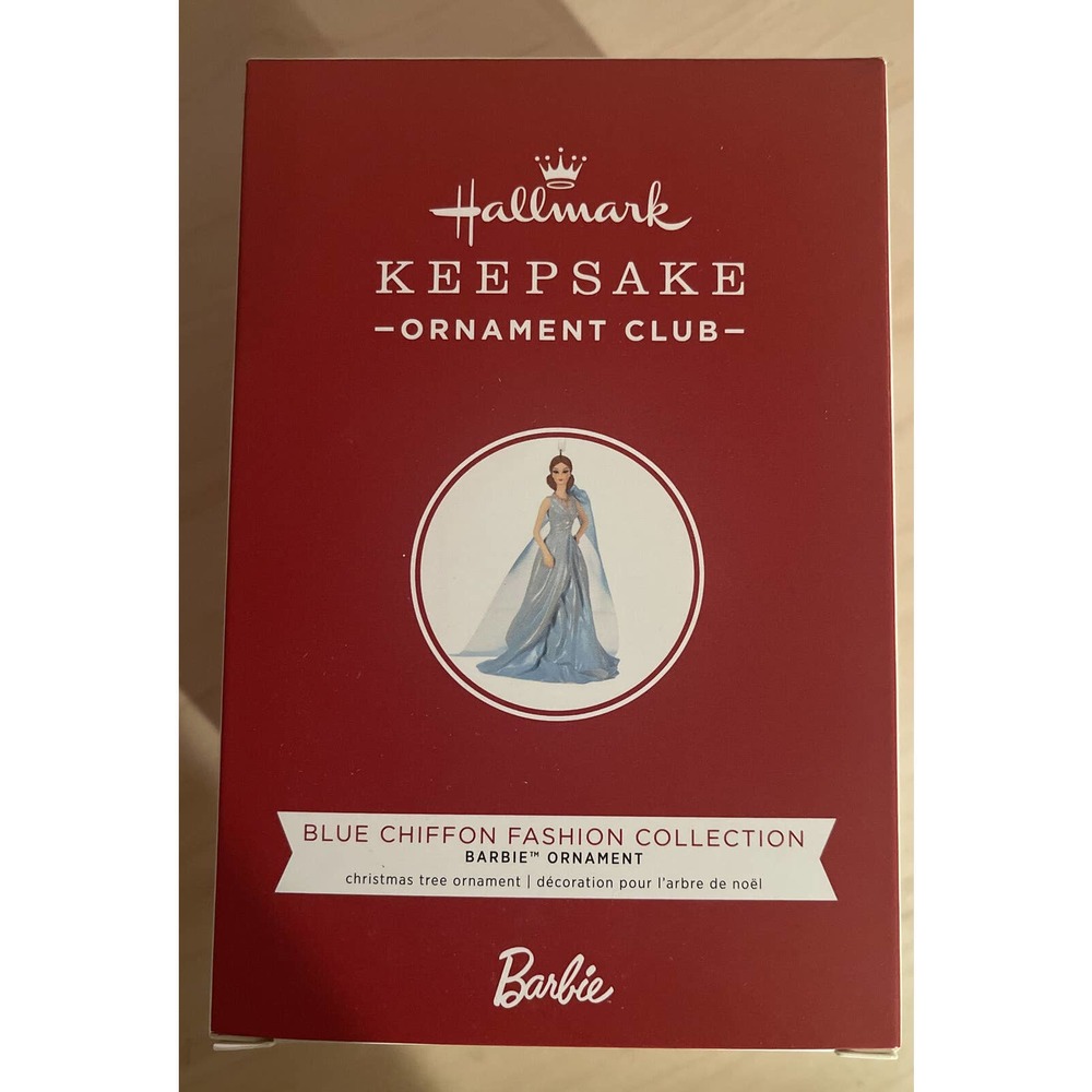 Hallmark Keepsake 2019 Ornament Blue Chiffon Fashion Barbie KOC NIB